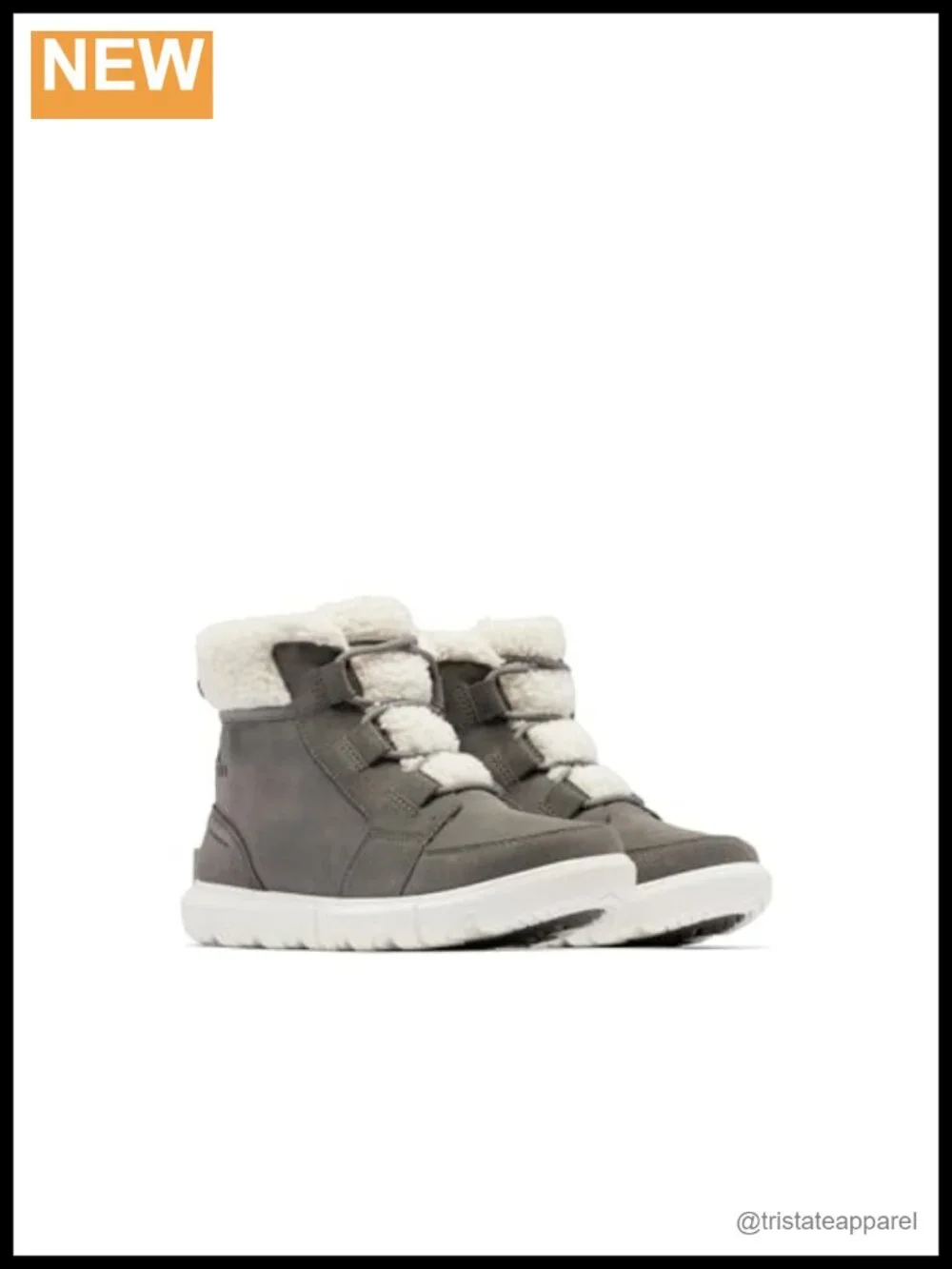 Sorel Women's Waterproof Suede Snow Boots with Faux Shearling Cuff